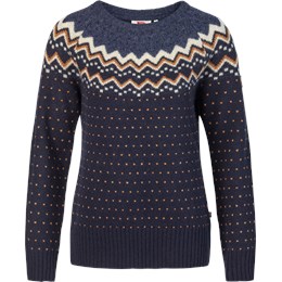 Fjällräven Ãvik Knit Sweater Dame L Blå Trøjer & sweaters